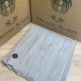 Piliseli Ağaç Kabuğu Eşarp - Çakıl Taşı - Organic ScarfsOrganic Scarfs