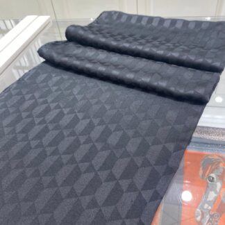 Qoza Desen İpeksi Jakar Şal - Antrasit - Organic ScarfsOrganic Scarfs