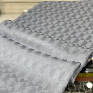 Qoza Desen İpeksi Jakar Şal - Gri - Organic ScarfsOrganic Scarfs