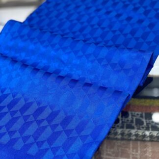 Qoza Desen İpeksi Jakar Şal - Saks - Organic ScarfsOrganic Scarfs