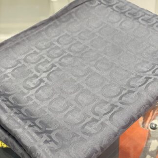 Salvatore İpeksi Jakar Şal - Antrasit - Organic ScarfsOrganic Scarfs