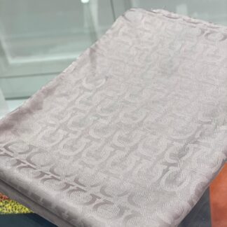 Salvatore İpeksi Jakar Şal - Koyu Vizon - Organic ScarfsOrganic Scarfs