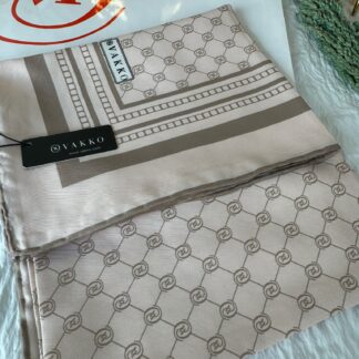 Vakko Desen Twill Eşarp - Somon