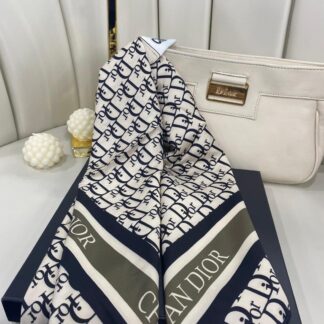 Dior Twill Eşarp-356536-Haki Ekru