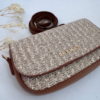 Outlet Beymen Hasır Çanta 19054 - Taba