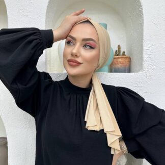 Tasarım Dubai Bone Şal - Bej - Organic ScarfsOrganic Scarfs