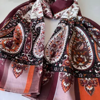 Etro Otantik Desen Pamuk Şal 44136 - Haki
