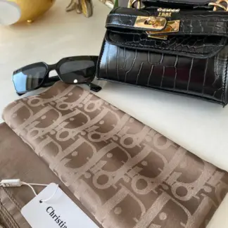 İthal Dior Eşarp 44114 - Çikolata