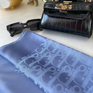 İthal Dior Eşarp 44114 - İndigo