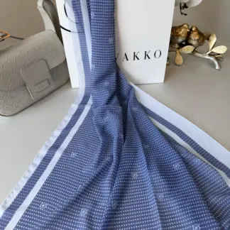 Vakko Nokta Desen İpeksi Şal 44138 - Mavi