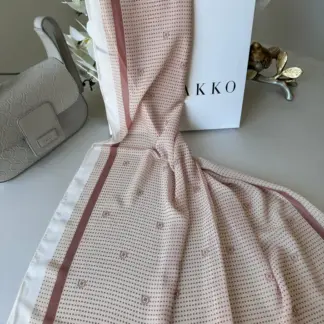 Vakko Nokta Desen İpeksi Şal 44138 - Gül Kurusu