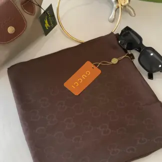 İthal Gucci Eşarp 44113 - Acı Kahve