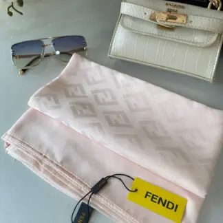 İthal Jakar Eşarp Fendi Eşarp 44115 - Pudra