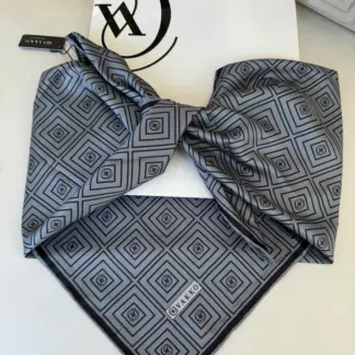 Vakko Kare Desen Twill Eşarp 44129 - Antrasit