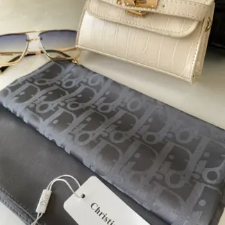 İthal Dior Eşarp 44114 - Antrasit