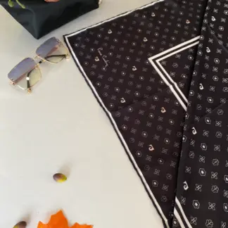 Pier Cardin Twill Eşarp 44132 - Siyah