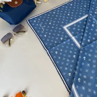 Pier Cardin Twill Eşarp 44132 - Mavi