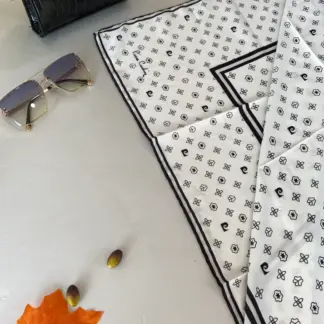 Pier Cardin Twill Eşarp 44132 - Beyaz