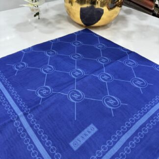 Vakko Bahar Esintisi Pamuk Eşarp - Morcivert - Organic ScarfsOrganic Scarfs