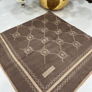 Vakko Bahar Esintisi Pamuk Eşarp - Vizon - Organic ScarfsOrganic Scarfs