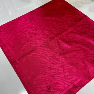 Vakko Dalga Desen İpeksi Eşarp - Fuşya - Organic ScarfsOrganic Scarfs