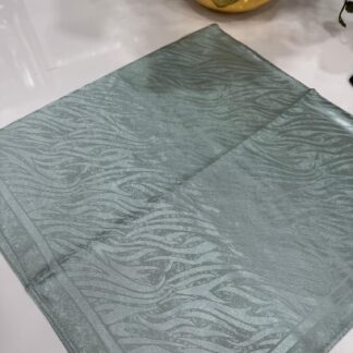 Vakko Dalga Desen İpeksi Eşarp - Mint - Organic ScarfsOrganic Scarfs