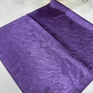 Vakko Dalga Desen İpeksi Eşarp - Mürdüm - Organic ScarfsOrganic Scarfs