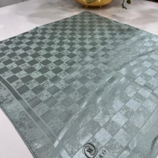 Vakko Dama Desen Eşarp - Mint - Organic ScarfsOrganic Scarfs