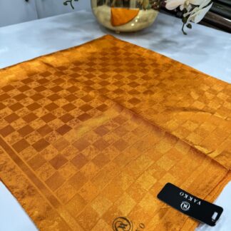 Vakko Dama Desen Eşarp - Turuncu - Organic ScarfsOrganic Scarfs