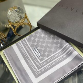 Vakko Desen Eşarp - Füme - Organic ScarfsOrganic Scarfs