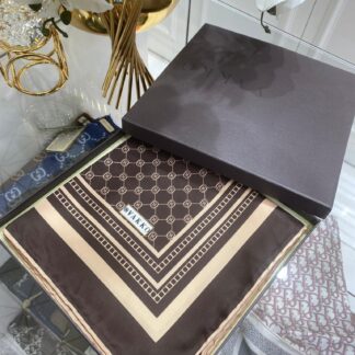 Vakko Desen Eşarp - Kahve - Organic ScarfsOrganic Scarfs