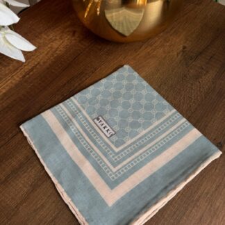Vakko Desen Pamuk Soft Eşarp - Mint - Organic ScarfsOrganic Scarfs