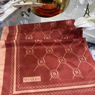 Vakko Desen Pamuk Soft Şal - Kiremit - Organic ScarfsOrganic Scarfs