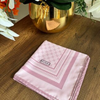 Vakko Desen Twill Eşarp - Açık Pembe - Organic ScarfsOrganic Scarfs