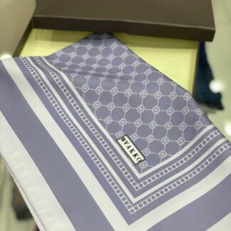 Vakko Desen Twill İpek Şal - Lavanta - Organic ScarfsOrganic Scarfs