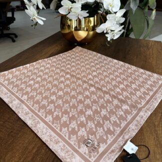 Vakko Kazayağı Desen Eşarp - Pamuk Şekeri - Organic ScarfsOrganic Scarfs