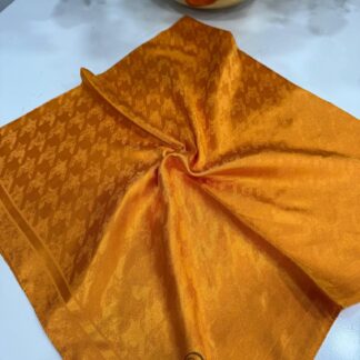 Vakko Kazayağı Desen Eşarp - Turuncu - Organic ScarfsOrganic Scarfs
