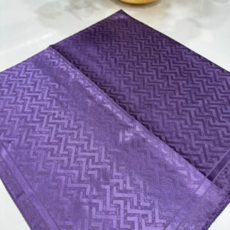 Vakko Zikzak Desen İpeksi Eşarp - Mürdüm - Organic ScarfsOrganic Scarfs