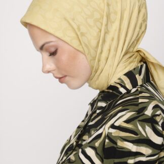 Valor Scarf Bloom Desen Eşarp - Güney Yosunu - Organic ScarfsOrganic Scarfs