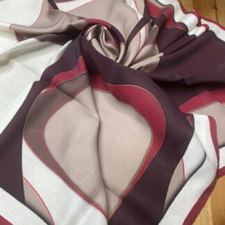 Versace 19v69 İtalia Su Geçirmez Eşarp - Bordo - Organic ScarfsOrganic Scarfs