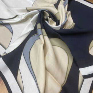 Versace 19v69 İtalia Su Geçirmez Eşarp - Siyah - Organic ScarfsOrganic Scarfs