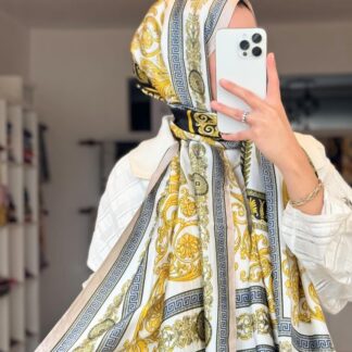 Versace İthal Vual İpek Şal - Organic ScarfsOrganic Scarfs