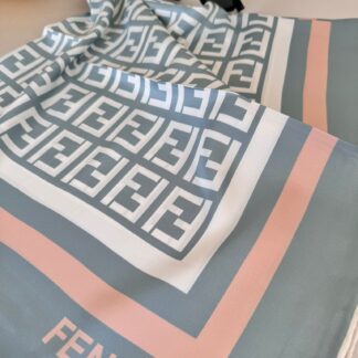 fendi twill eşarp - mint