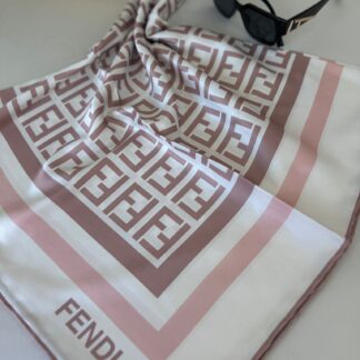 fendi twill eşarp - latte