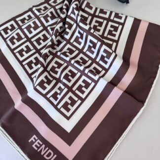 fendi twill eşarp - acı kahve