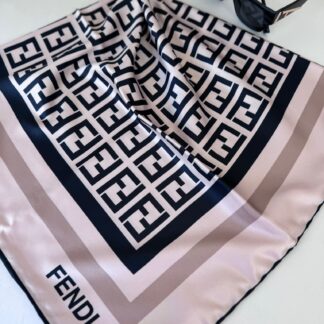 fendi twill eşarp - ekru gri