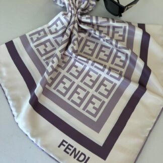 fendi twill eşarp - mürdüm