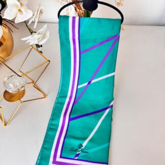 silk home pamuk ipek şal Zümrüt