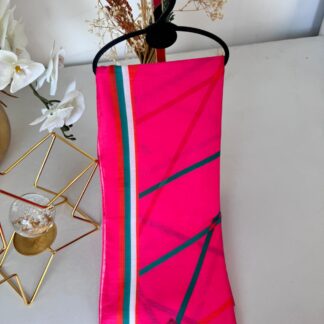 silk home pamuk ipek şal Fosforlu pembe