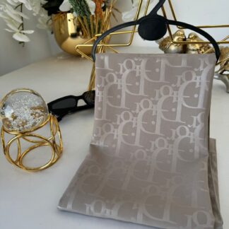 Dior Kırışmayan Jakar İpeksi Şal - Soft Yağ Yeşili